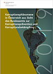 Cover "Korruption und Amtsmissbrauch"