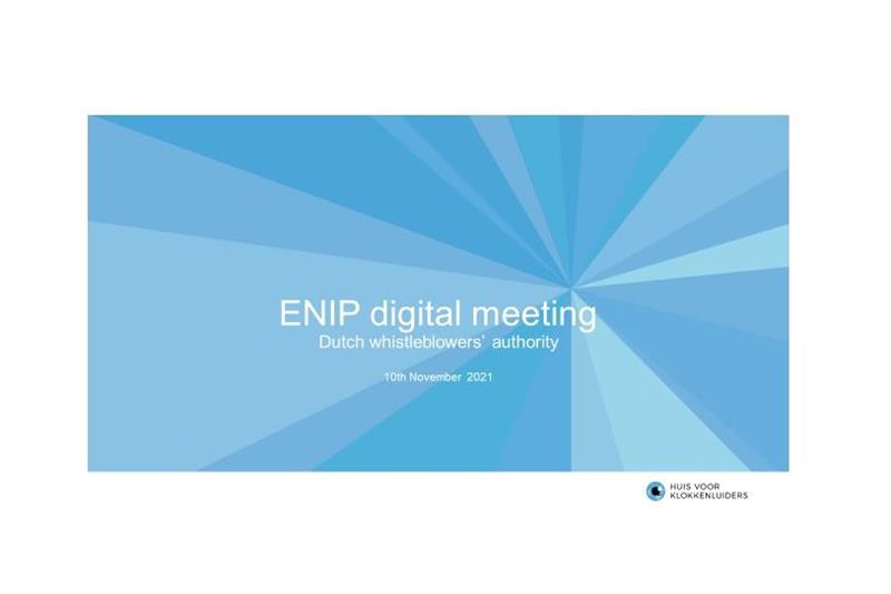 Foto zu Artikel: Das ENIP-Treffen 2021