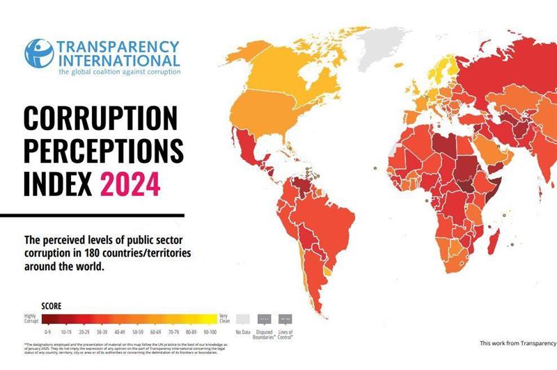 Foto zu Artikel: Österreich im Ranking des Corruption Perceptions Index (CPI) auf Platz 25