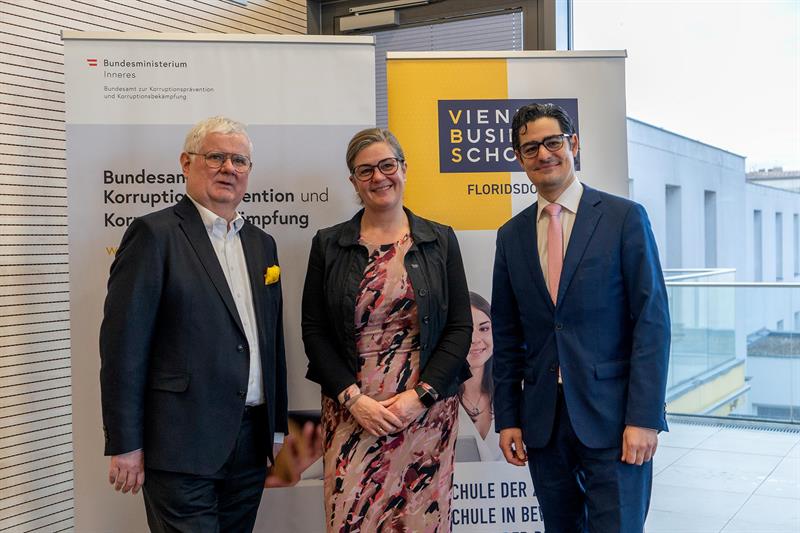 Foto zu Artikel: Anti-Korruptionsevent an der Vienna Business School
