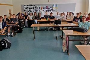 Gruppenfoto Schulklasse.