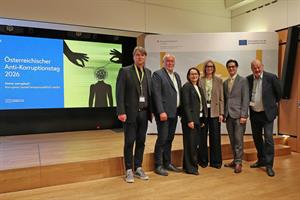 Von li. n. re.: Markus Pohlmann, Reinhard Zimmermann (GÖD), Susanna Binder (BAK), Daniela Hatzl (BAK), Otto Kerbl (BAK), Thomas Müller.